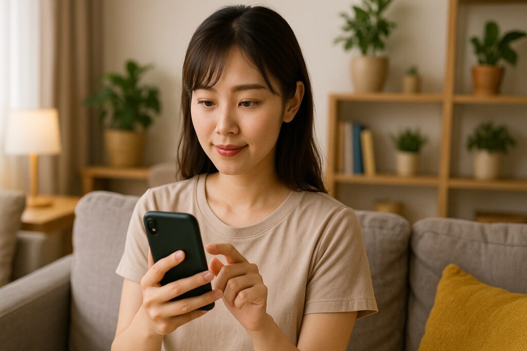 スマホ操作