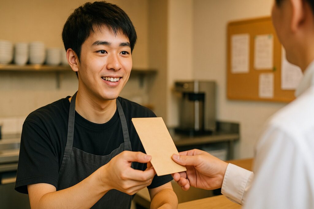 バイト口座開設