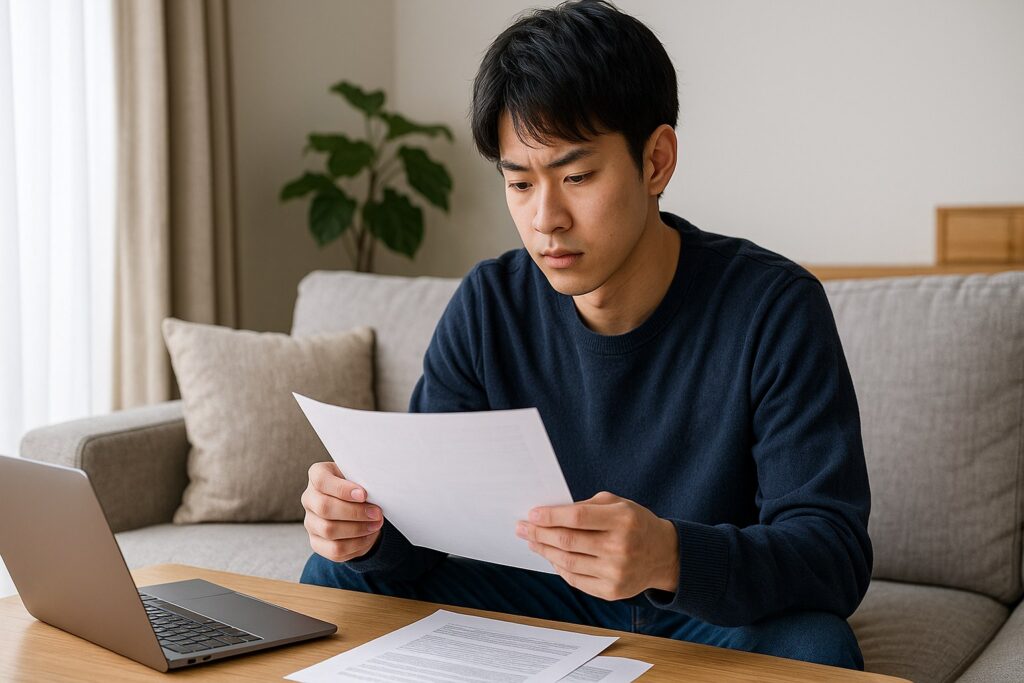 書類確認